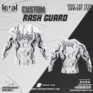 Rashgaurd de performance personnalisé, super doux, séchage rapide Rash Guard pour hommes vêtements de sport - Product Image 2