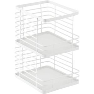 Elegante diseño moderno Contenedor de frutas de metal marrón Elegante cesta de almacenamiento y exhibición de encimera - Product Image 3