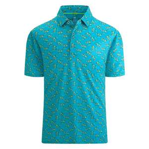 Camiseta clásica personalizada para hombre, manga corta de alta calidad, cuello de Color en contraste, secado rápido, poliéster de Golf/Tela de Jersey de algodón - Product Image 1