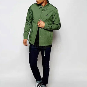 Veste de sport imperméable et respirante en nylon et polyester pour hommes, service OEM en gros, logo personnalisé, hiver, extérieur, enduite - Product Image 2