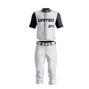 Precio razonable uniforme de béisbol de impresión personalizada para adultos Pakistán hizo la mejor calidad al por mayor uniforme de béisbol sublimado - Product Image 5