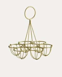 Soporte para huevos de hierro, perfecto para decoración de granja, que ofrece durabilidad y apariencia rústica atractiva - Product Image 3