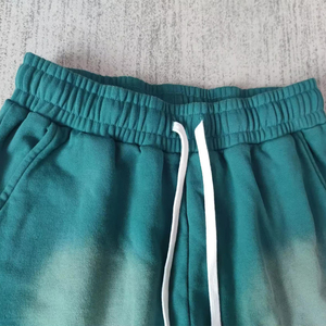 Custom <b>Men's</b> Summer High Quality Streetwear <b>Shorts</b> Acid Washed Cotton Fabric Straight Leg Vintage <b>Baggy</b> Style <b>Short</b> Set For <b>Men</b> - Product Image 2