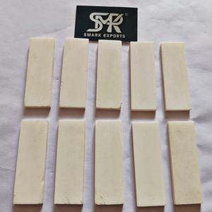 Plaques de poignée de couteau en os de buffle sculpté non poli, naturelles, brutes, écologiques, pour la fabrication de poignées de couteau personnalisées, Inde - Product Image 6