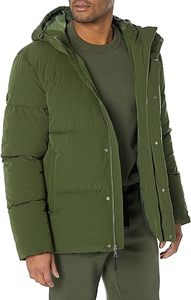 Custom Men's Winter Jacket High Quality Canvas Hooded <b>Waterproof</b> <b>Padded</b> Bubble Quilt Breathable Knitted Style for Outdoor Use - Product Image 6
