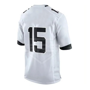 Vente directe d'usine Maillot de football américain à manches courtes Nouveau style de vêtements de sport Maillot de football américain - Product Image 3