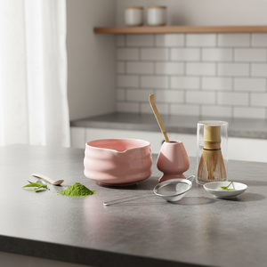 Juego de Ceremonia de Matcha, Juego de Regalo de Té Japonés con Tazón, Batidor y Cuchara para Rituales en el Hogar - Product Image 2