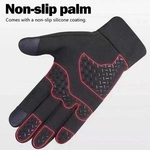 Vendeur chaud hommes femmes gants de cyclisme en plein air gants coupe-vent épaissis - Product Image 4