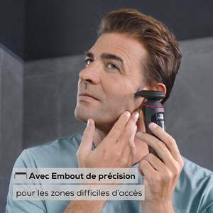 Afeitadora Eléctrica Rotativa con Cabezal Flexible de 360 Grados, Pantalla LED, 3 Cabezales de Afeitado, Fijación Magnética, IPX7, Lavable para Cara y Cuerpo - Product Image 1