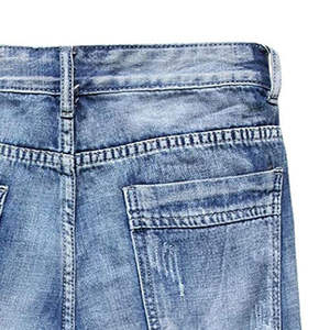 Pantalones Cortos Vaqueros Cargo de Mezclilla para Hombre, Estilo Urbano, Color Sólido Personalizado, de Alta Calidad, Lavado Ácido Vintage, para Verano - Product Image 6