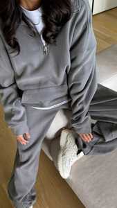 Sudadera de Alta Calidad con Cuello Moderno, Informal, Verde, de Algodón, Manga Larga, con Logotipo Personalizado, para Otoño/Invierno - Product Image 4