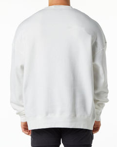 Fabricante Mayorista de Sudaderas Personalizadas, Talla Estadounidense, 400g, Mezcla de Algodón, Forro Polar, Sudaderas Lisas con Cuello Redondo - Product Image 6