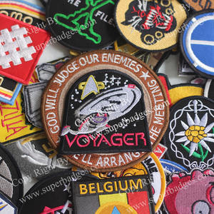 Patchs brodés durables avec logos personnalisés, parfaits pour les uniformes et les vestes, badges de broderie de haute qualité - Product Image 4