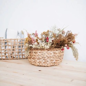 Bol en jacinthe d'eau naturelle Stockage de fruits Décoration de présentation de repas naturel Produits vietnamiens en gros écologiques - Product Image 4