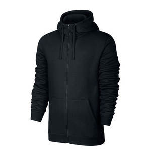 Sweat-shirt à capuche à glissière intégrale en polaire Sportswear Club pour homme avec capuche à panneaux - Product Image 1