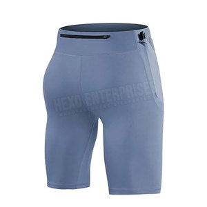 Pantalones cortos de compresión para correr para hombre, de secado rápido, transpirables, de la mejor calidad, de estilo callejero, cintura media, patrón sólido, OEM - Product Image 2
