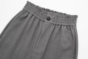 Pantalon de survêtement pour homme de qualité supérieure, design boutonné OEM, séchage rapide, longueur intégrale, taille haute, décontracté, logo brodé, élastique - Product Image 3