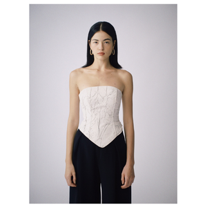 High Quality White Croptop <b>Leggings</b> New Trend Using Elegant Style <b>Silk</b> Chiffon Quick Dry Mid Waist for Spring ODM Service - Product Image 5