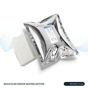 Neutralizzatore di Odori Passivo Polymer Plus Formula Blu: Odori di Sudore, Feci, Fumo e Solventi - 50 Compresse Solide da 40g (2kg) - Product Image 1