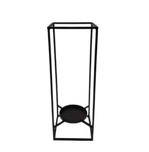 Portavelas decorativo para el hogar con textura de lámina de hierro y plata, diseño moderno, novedad - Product Image 5