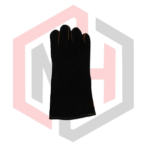 Gants de soudage en cuir résistant à la chaleur et au feu TIG/MIG Paume renforcée Antistatique Résistant aux déchirures 11 oz 14 pouces Sans silicone - Product Image 2