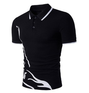 Camiseta de Golf para Hombre 100% Algodón de Punto, Antiarrugas, Diseño Sólido, Personalizable, Suministro ODM para Equipos Empresariales, Talleres, Gimnasio - Product Image 4