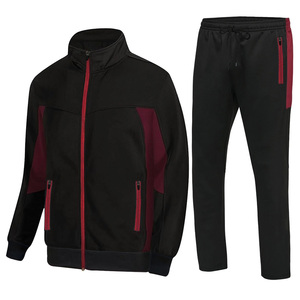 Venta al por mayor de alta calidad de los hombres conjunto de chándal de 2 piezas con cremallera completa Sweatsuit en estilo único y mejor calidad - Product Image 4