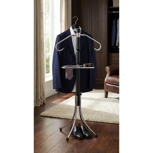 Oferta Especial: Perchero Clásico de Madera y Metal para Trajes, Ideal para Oficina, Venta al por Mayor y Exportación - Product Image 3