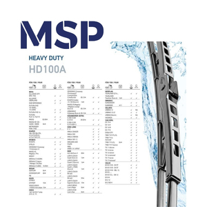 ใบปัดน้ำฝนสำหรับงานหนัก รุ่น 9XW184107401 - HD100A - ใบปัดน้ำฝนแบบมีขายึด - ขนาด 40 นิ้ว - 1000 มม. - ด้านหน้า - อะไหล่และอุปกรณ์เสริมสำหรับรถบรรทุก - MSP - Product Image 6