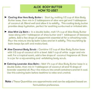 Aloe <b>Butter</b> Refined Multi-Purpose Hair Care & Styling Product Free From Chemicals - Product Image 4