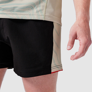 High Quality Breathable Anti-Bacterial Quick Dry Plus Size Eco-Friendly Men's <b>Black</b> Elastic Waist Polyester <b>Rugby</b> <b>Shorts</b> AINI - Product Image 6