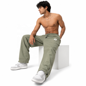 Relaxed Fit Windbreaker men's pants Casual Loose Fit Lightweight Street Fashion Custom Logo OEM Wholesale Supplier USA - Product Image 5
