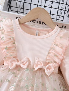 Vestido rosa de alta calidad a granel, venta al por mayor, nuevo diseño, ropa para niños, vestido de fiesta para niñas - Product Image 3