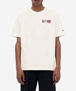 Camiseta Casual de Gran Tamaño para Hombre, Estilo Holgado, Transpirable, Talla Grande, Teñida y Estampada, Personalizada de Alta Calidad OEM 2024 - Product Image 3