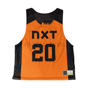 Custom American football uniform Reversible Lacrosse <b>Port</b> <b>Hole</b> Lacrosse Jersey Full Mesh Breathable Lacrosse Uniform pinnies - Product Image 3