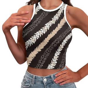 Wholesale Custom Women's <b>Knitted</b> <b>Tank</b> <b>Tops</b> Sleeveless Cotton Casual Summer <b>Tops</b> Streetwear OEM ODM Factory Plus Size Available - Product Image 1