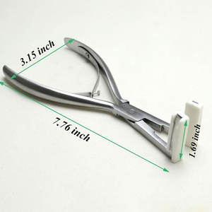 Wholesale Mini Hair Extension Plier <b>Crochet</b> <b>Hook</b> Loop Micro Nano Rings Beads Hair Extension Tools for Hair Extensions - Product Image 4