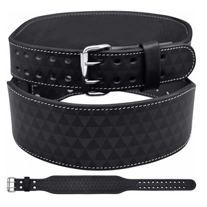 Cinturón de Cuero para Levantamiento de Pesas, Grueso, Antideslizante, Resistente, con Protección Integral para Gimnasio y Fitness, Personalizado - Product Image 1