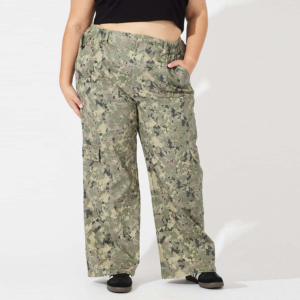 Vente en gros de pantalons de jogging évasés pour femmes 100% coton respirant doux baggy pantalon large jambe droite OEM de haute qualité - Product Image 6