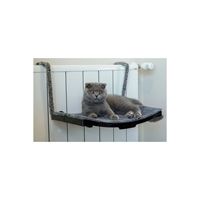 Petit animal chat hamacs nouveau modèle de conception avec ventouse verre fonctionnel et terrasse murale pour chat sommeil motif solide