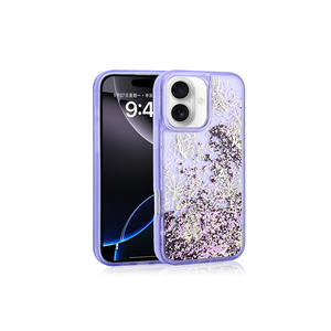 Coque de téléphone en silicone transparente de luxe, avec paillettes RNTC, motif papillon, antichoc, pour iPhone 14 Plus, coque arrière premium - Product Image 1