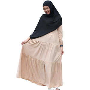 Robe Longue Design Ethnique Manches Longues Durable Haute Qualité Sensation Douce Main Musulmane Vêtements pour Femmes Zevanya - Product Image 1