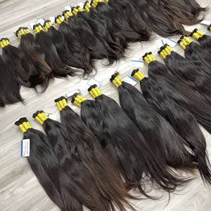 Cabello de un solo donante de la mejor calidad, precio al por mayor, extensiones de cabello humano vietnamita crudo 100%, se pueden blanquear y teñir al 613 - Product Image 4