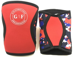 GAF High Quality Custom Knee Sleeves Support And <b>Compression</b> For Comfortable Squats 7mm Neoprene Knee Pads - Product Image 1