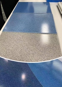 יעילות בנייה גבוהה עמיד למים אפקט שיש ציפוי רצפה אפוקסי עצמי פילוס צבע פילוס חול צבעוני עבור בטון - Product Image 3