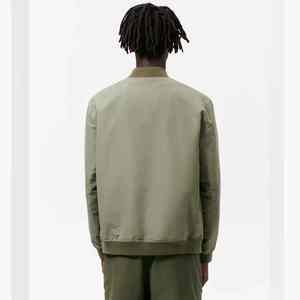 Blouson Bomber en Satin pour Homme Léger Respirant Col Montant Couleur Personnalisée Streetwear d'Hiver - Product Image 3