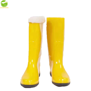 Color negro PVC impermeable jardín granja <span class=keywords><strong>pesca</strong></span> lavado de coches Botas de lluvia hombre Gumboots - Product Image 1