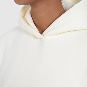 2024 personnalisable surdimensionné femmes sweat à capuche coupe basse goutte épaule sweat avec grande capuche grande taille pour l'hiver - Product Image 5