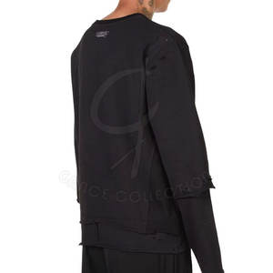 Camisetas elegantes de doble capa para mujer con tamaño personalizado, camisetas de moda de dos capas informales suaves a la venta - Product Image 3