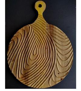 Ensemble de planches à fromage en bambou, planche à découper en acier inoxydable avec poignée, rotative, portable, écologique, passe au lave-vaisselle - Product Image 3